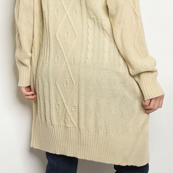 LAST3️⃣//CREAM SWEATER KNIT CARDIGAN - Picture 6 of 11